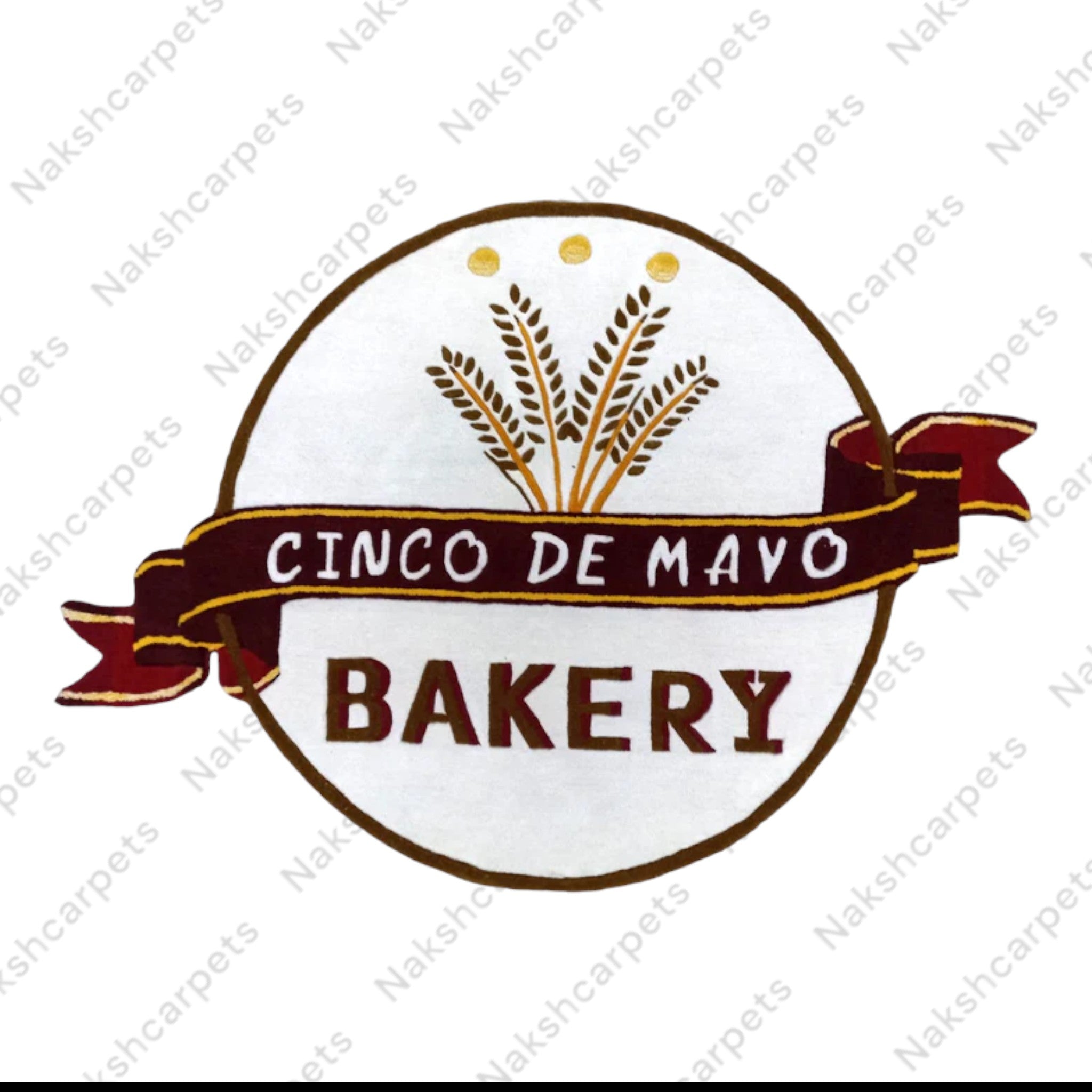 Bakery White Customised Rug 60x60CM