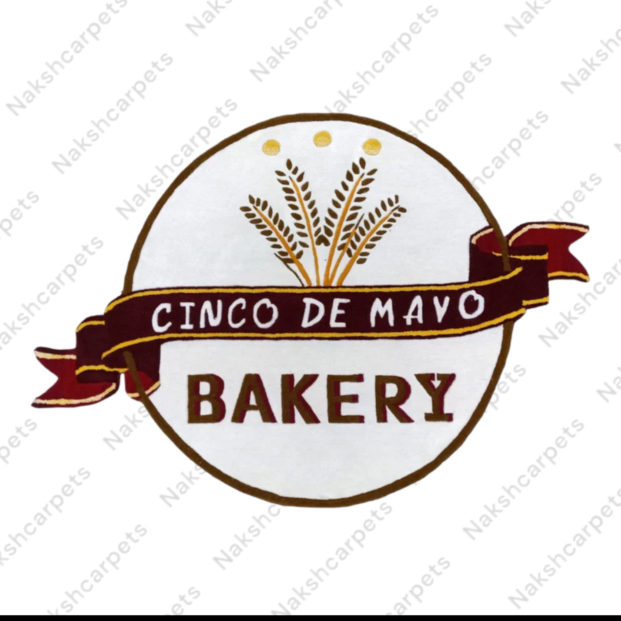 Bakery White Customised Rug 60x60CM