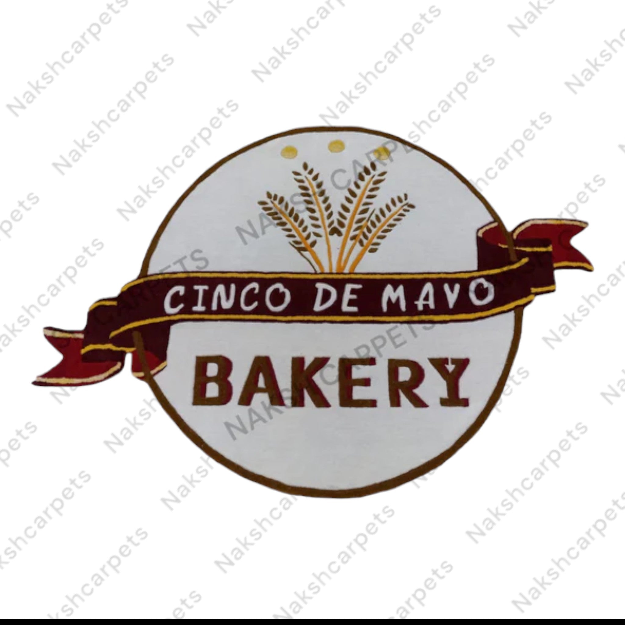 Bakery White Customised Rug 60x60CM