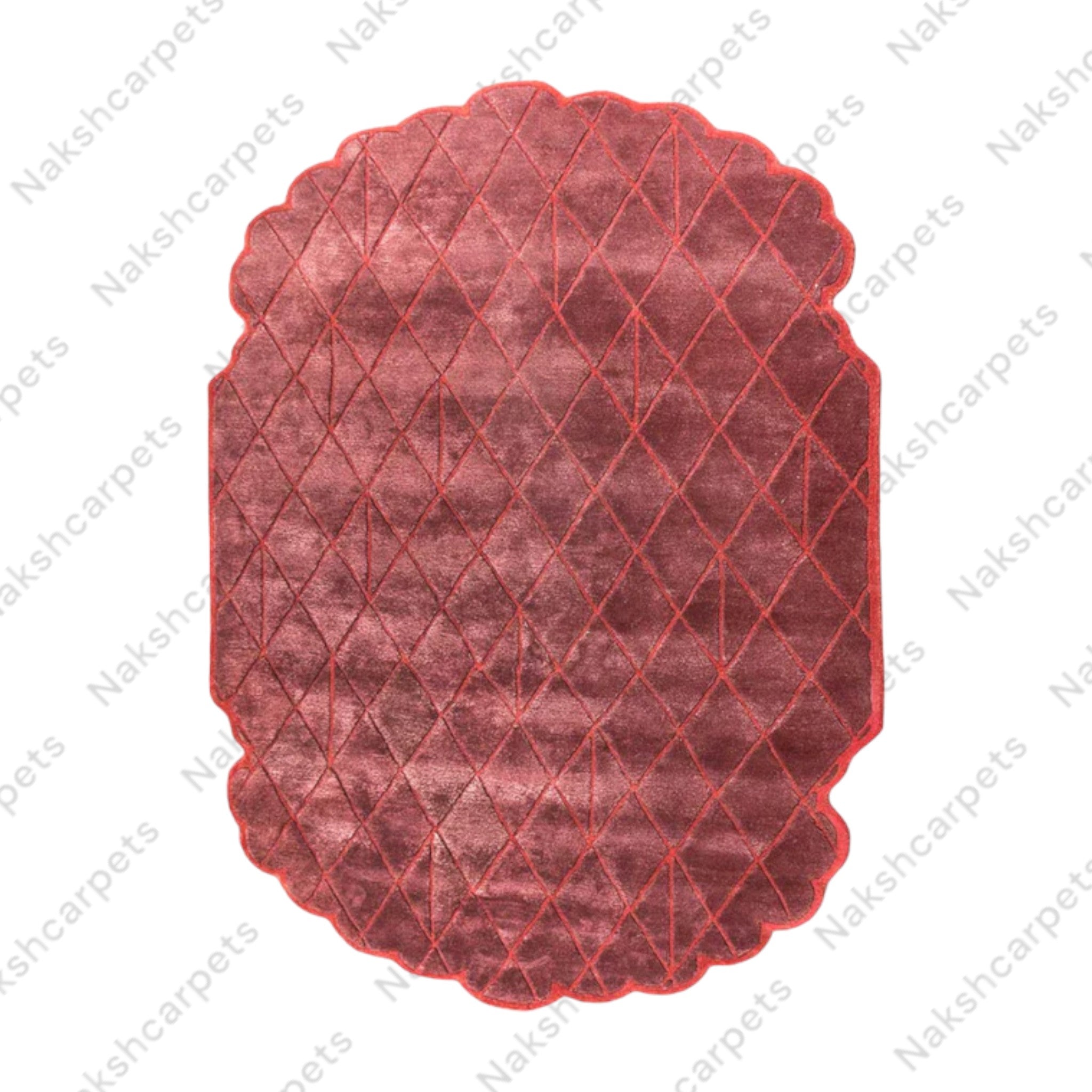 Geometric Pattern Modern High Quality Hand Tufted pile woolen Rug and Carpet For Bedroom Aesthetics, Living Room, Hall, Kitchen