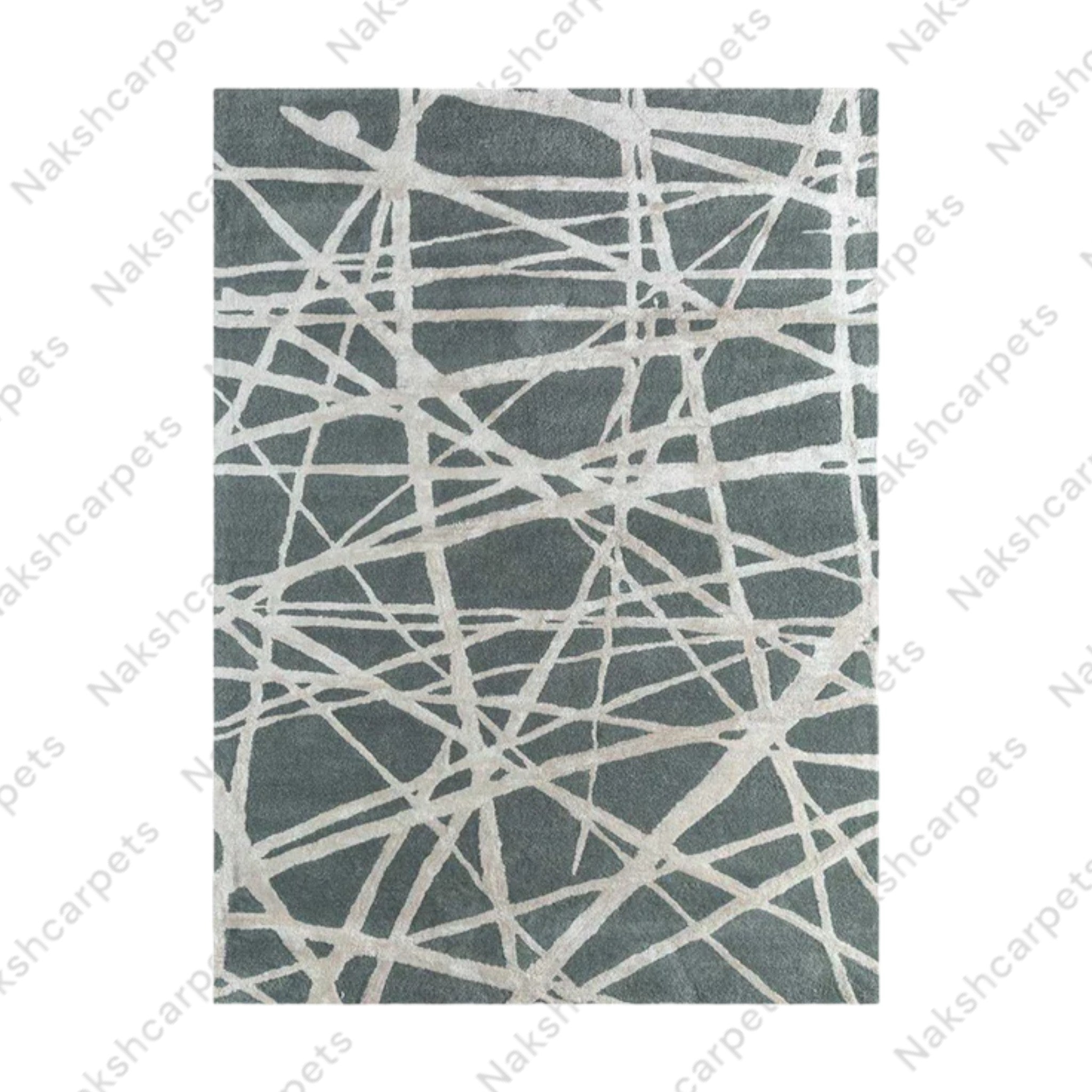 Geometric Pattern Modern High Quality Hand Tufted pile woolen Rug and Carpet For Bedroom Aesthetics, Living Room, Hall, Kitchen