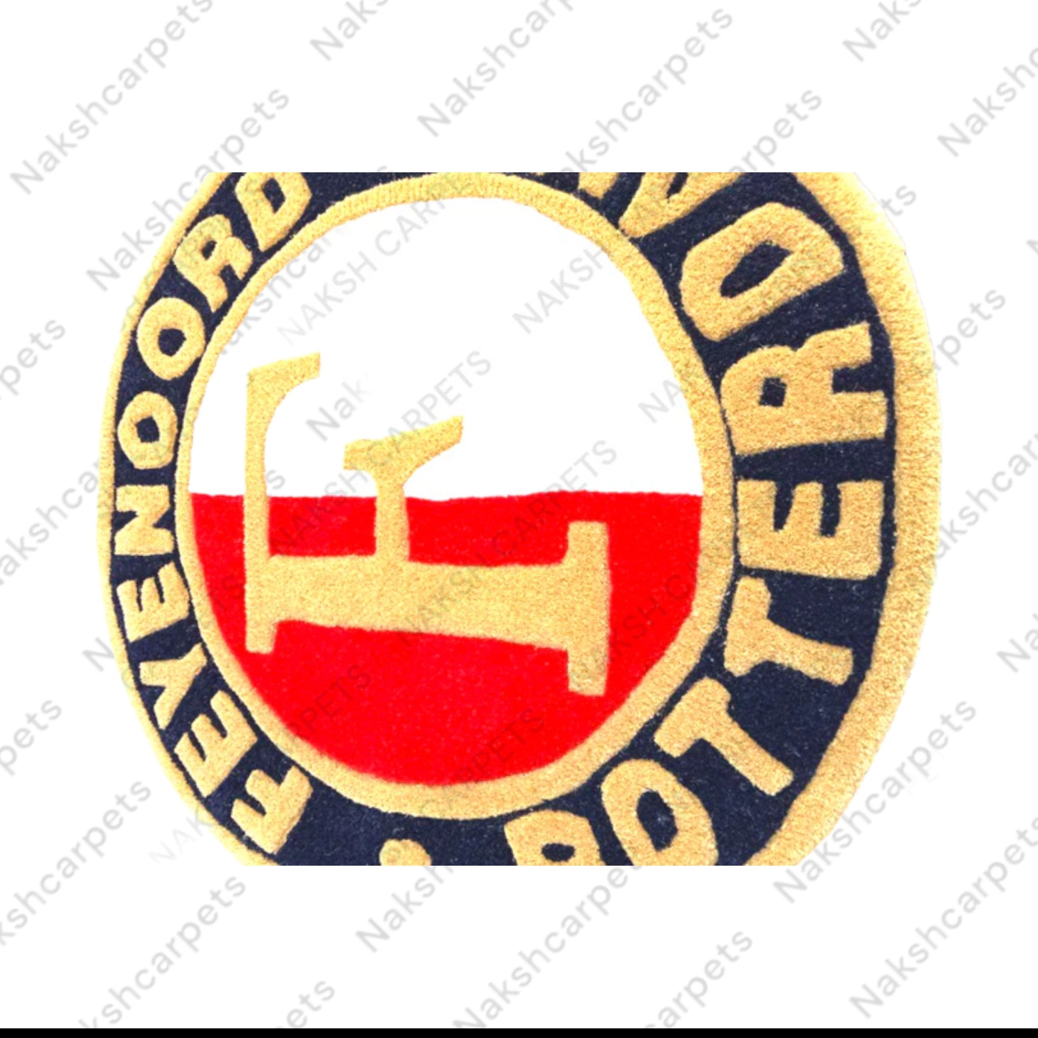 Feyenoord Customized Rug 60x60 CM