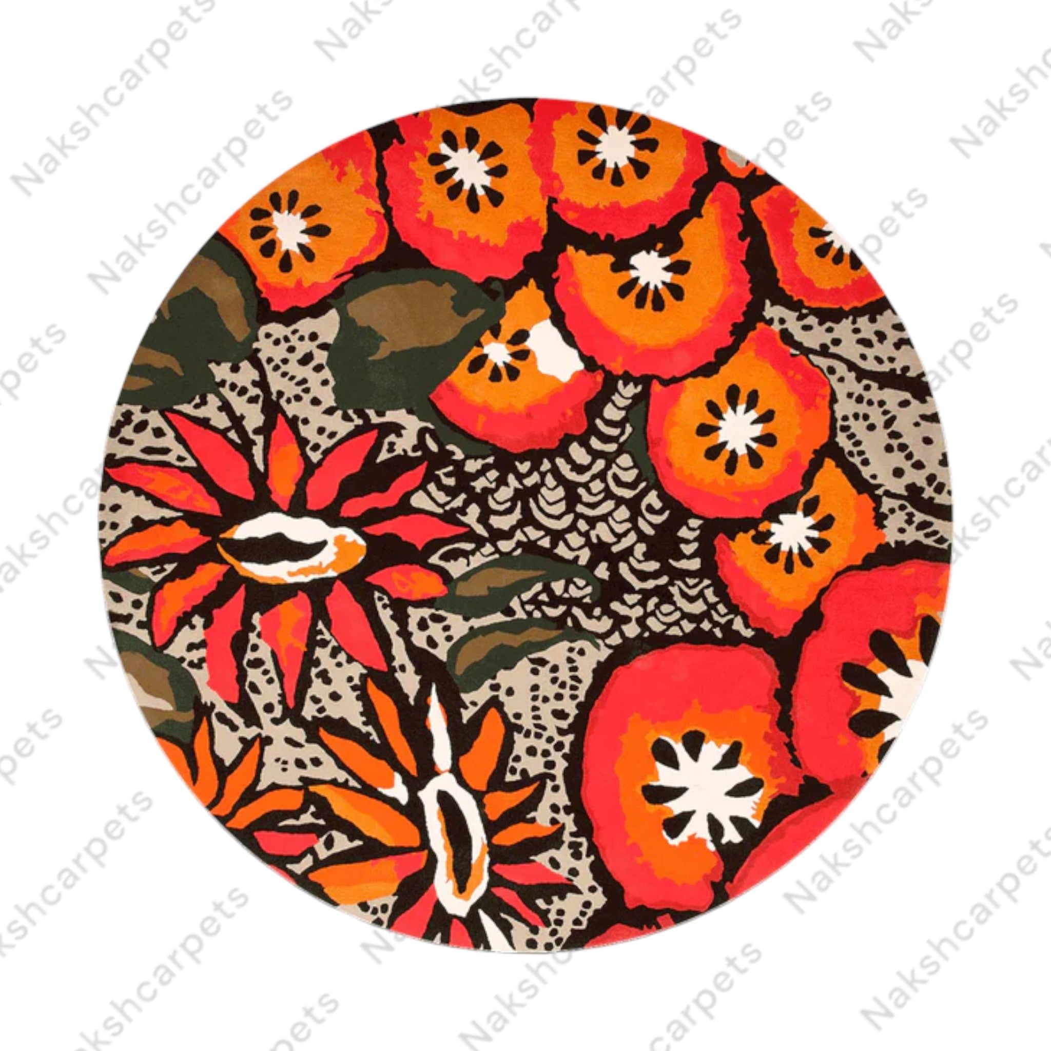 Geometric Pattern Modern High Quality Hand Tufted pile woolen Rug and Carpet For Bedroom Aesthetics, Living Room, Hall, Kitchen