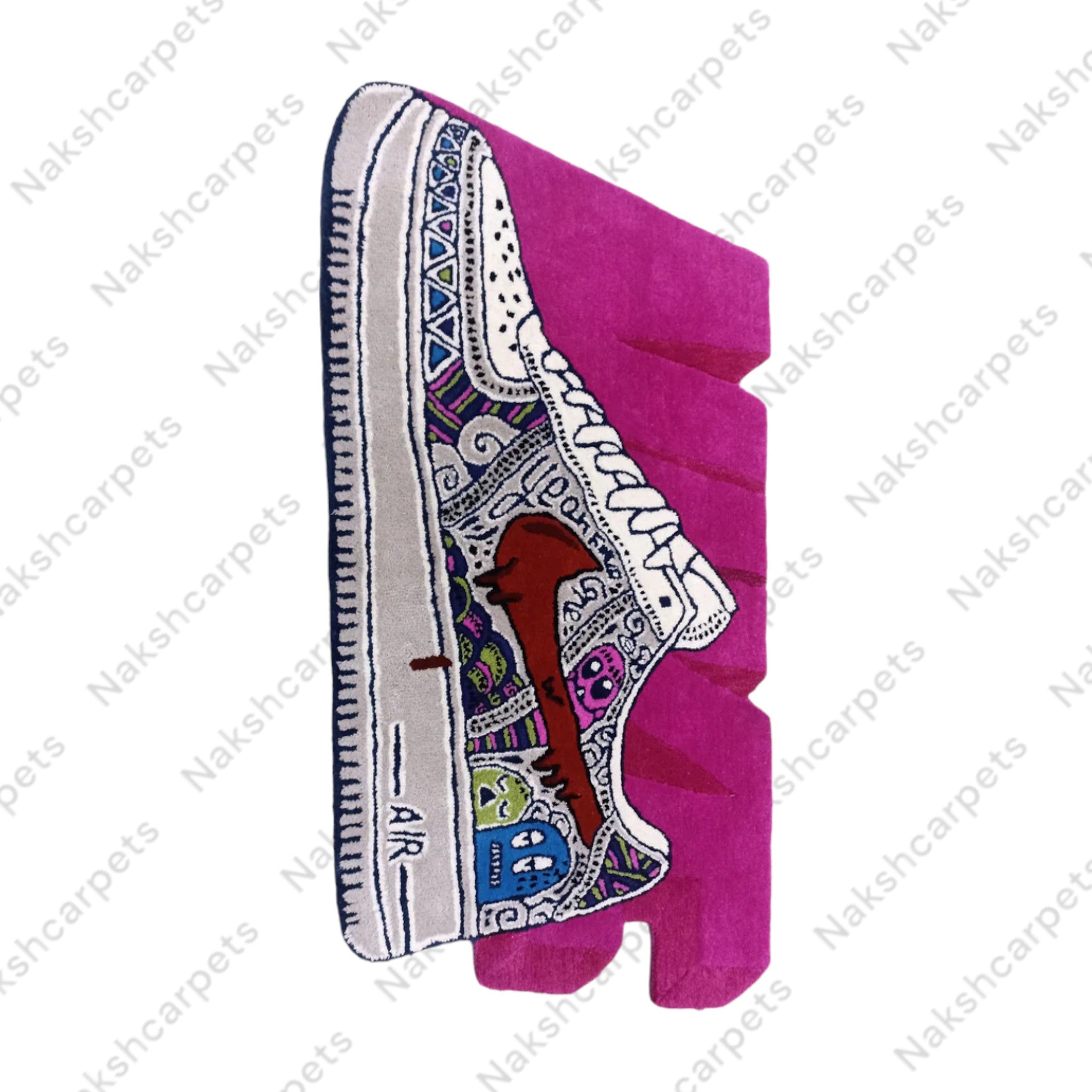 Pink Shoes Customized Rug