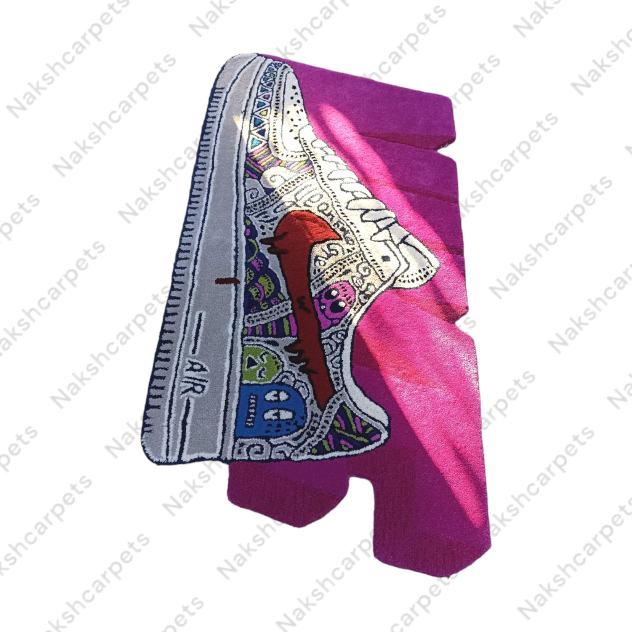 Pink Shoes Customized Rug