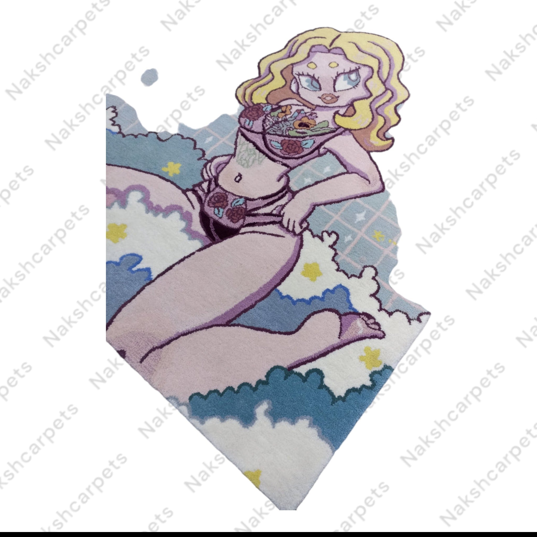 Barbie Night Customized Rug 90x150 CM