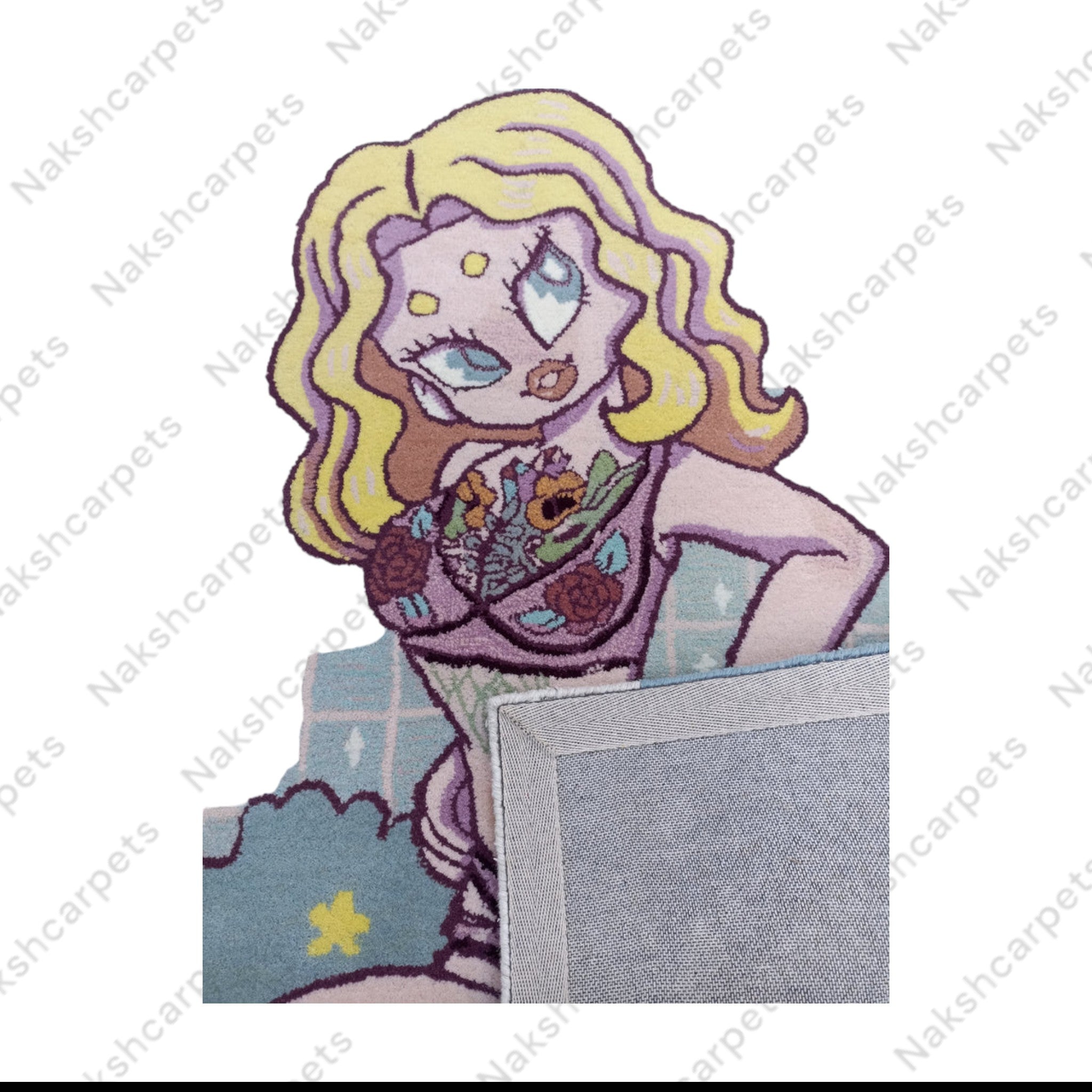 Barbie Night Customized Rug 90x150 CM