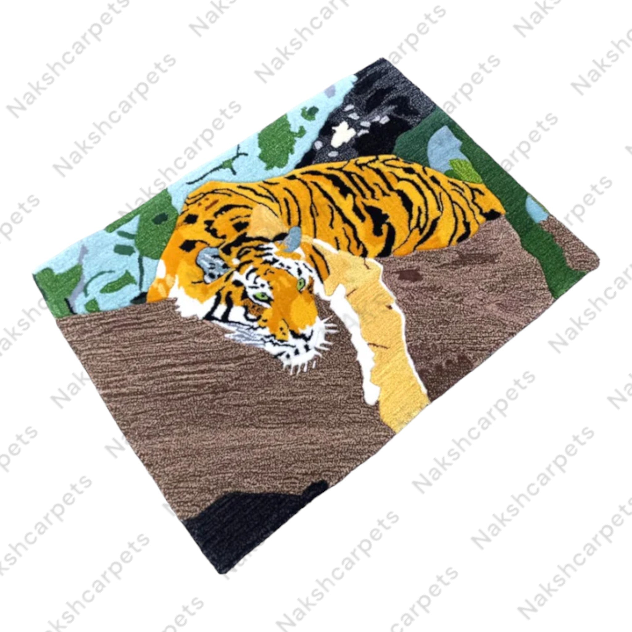 Beautiful Tiger Customized Rug