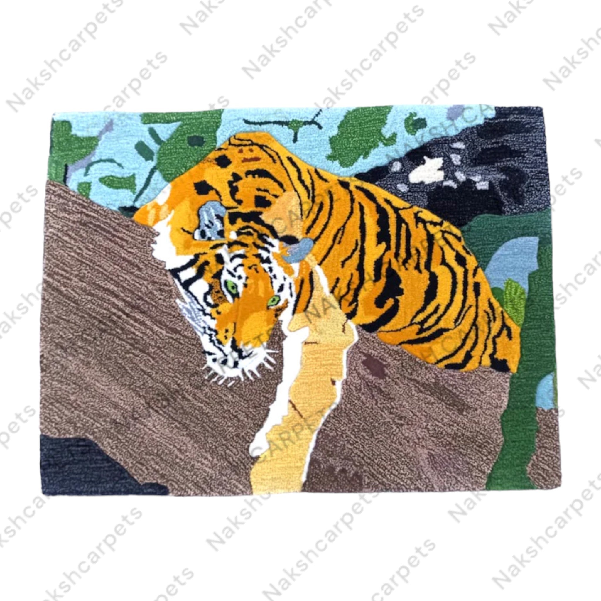 Beautiful Tiger Customized Rug