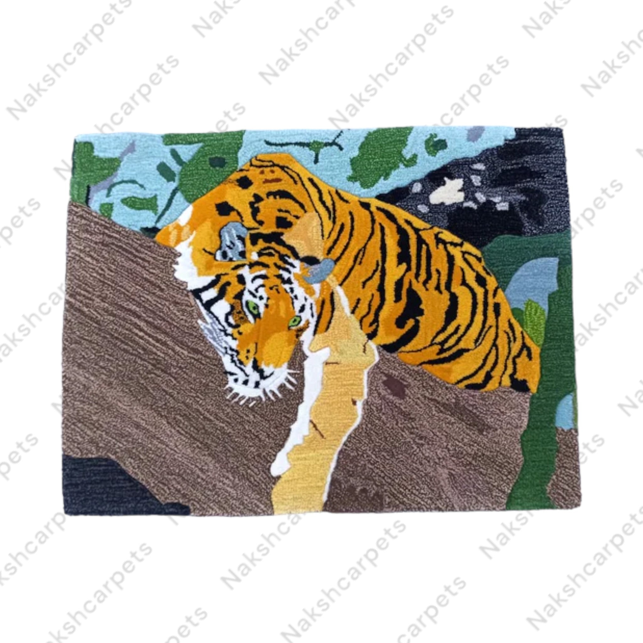 Beautiful Tiger Customized Rug