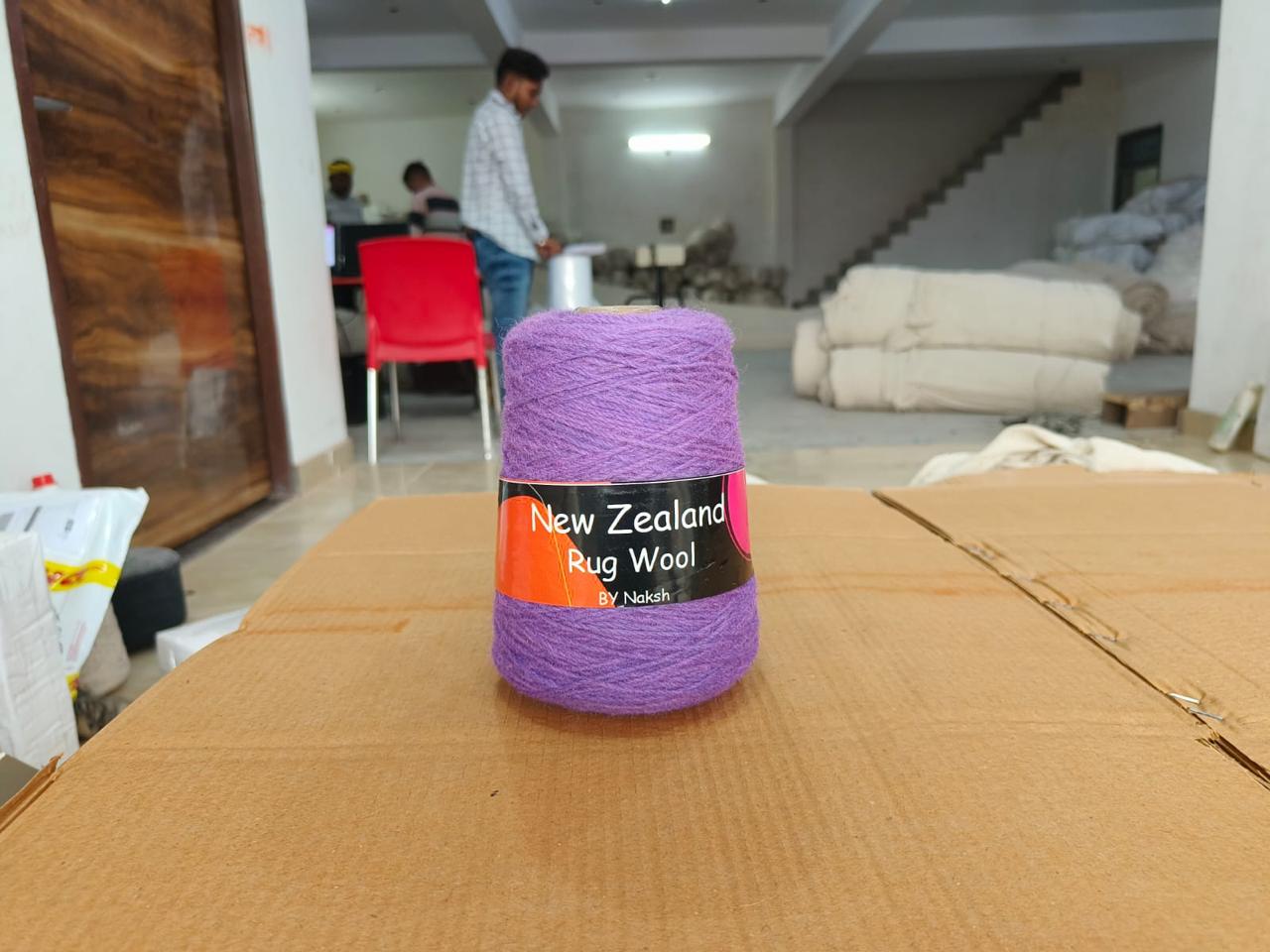 3ply NZ Tufting Wool Yarn - (01-Neon Purple)/450gram