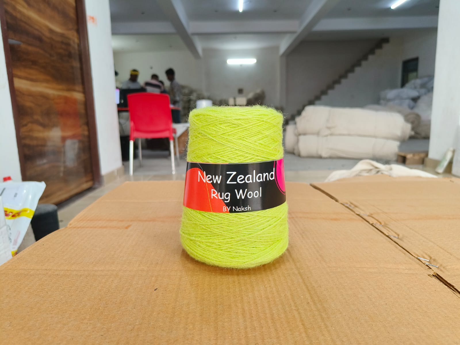3ply NZ Tufting Wool Yarn - (02-Neon Firefly)/450gram