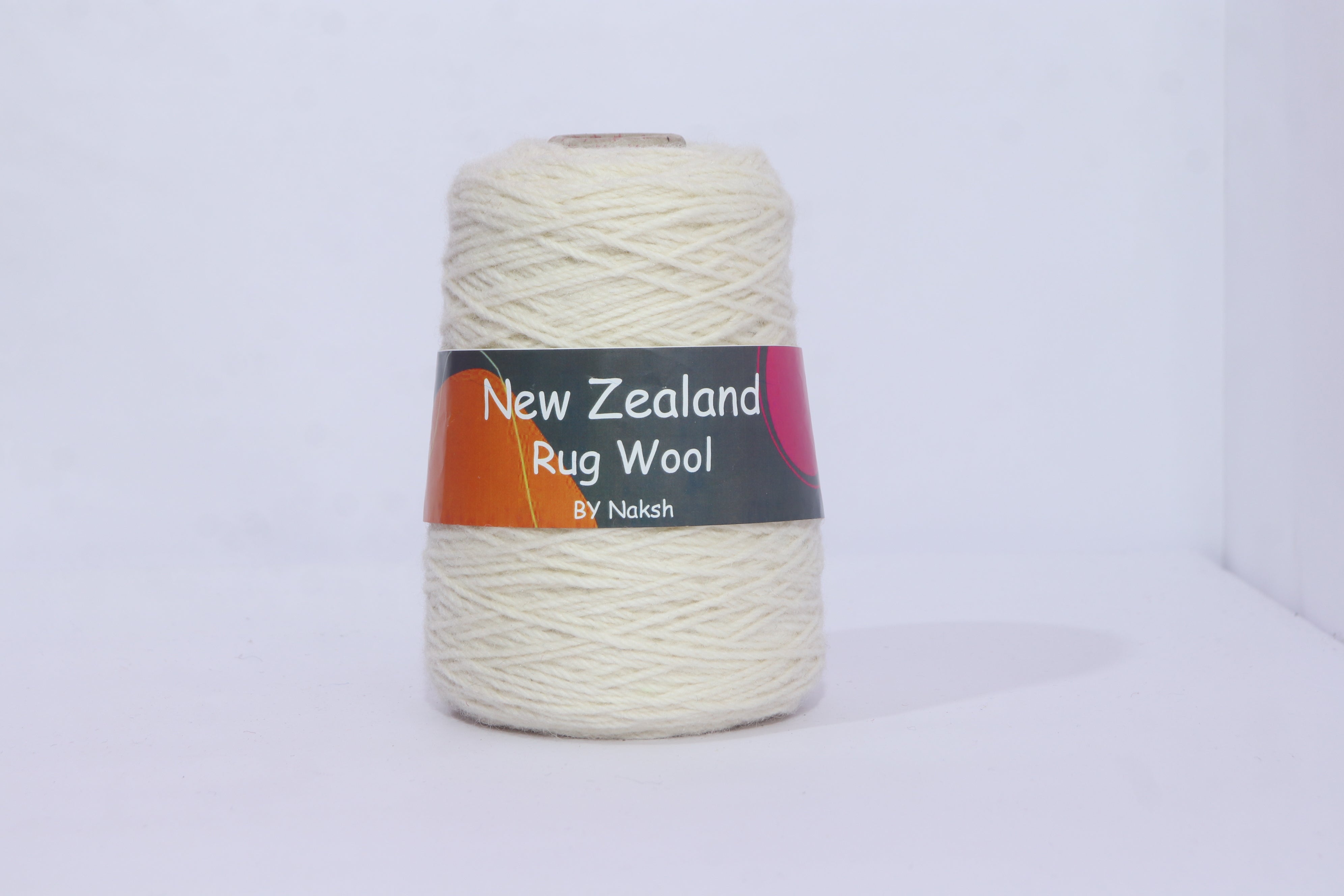 3ply NZ Tufting Wool Yarn - (29-White)/450gram