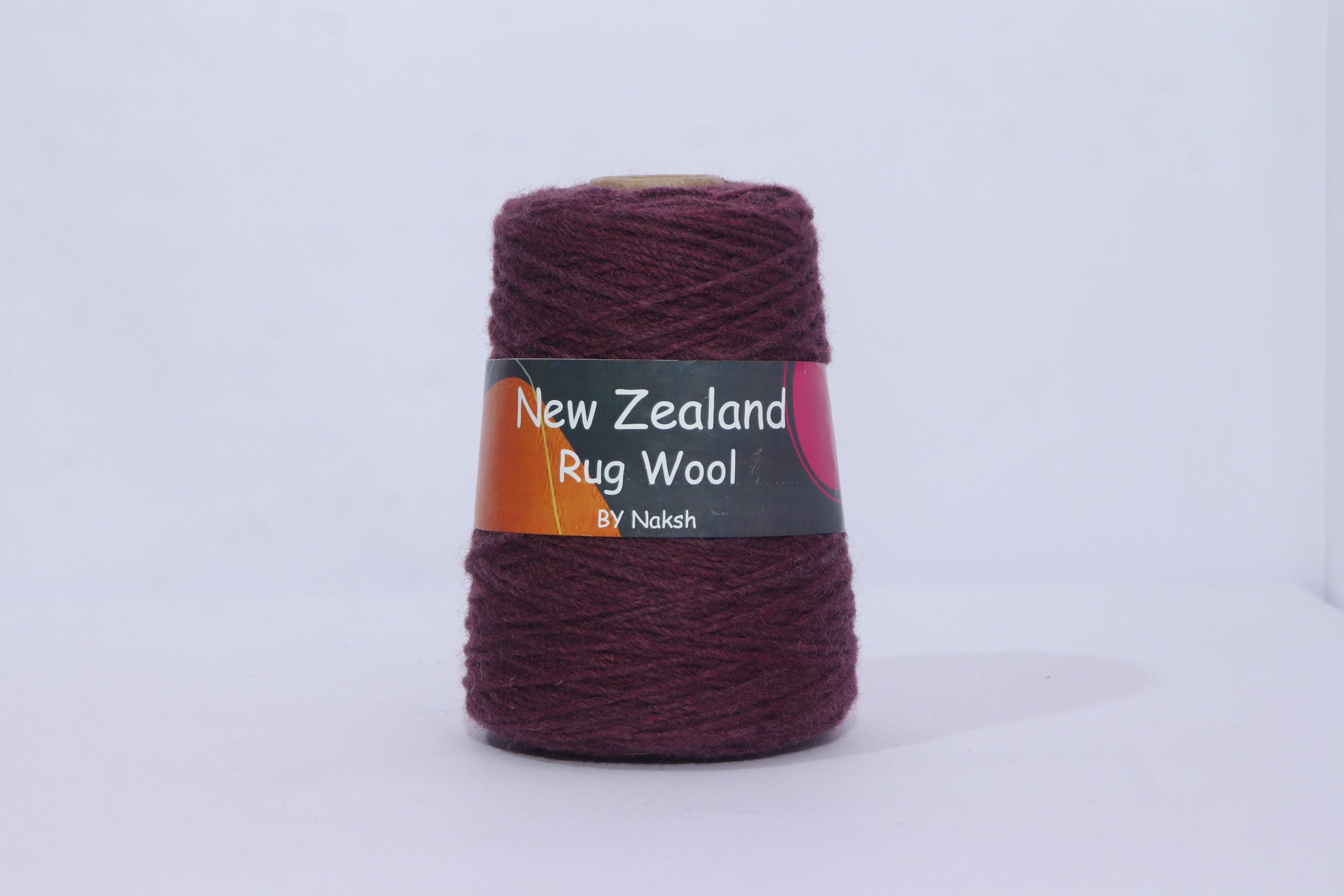 3ply NZ Tufting Wool Yarn - (30-Wine)/450gram