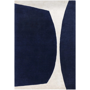 Bold Geometric Wool Rug | Hand Tufted Abstract Carpet | Vibrant 100% NZ Wool Rug | Ideal for Colorful Homes & Artistic Interiors