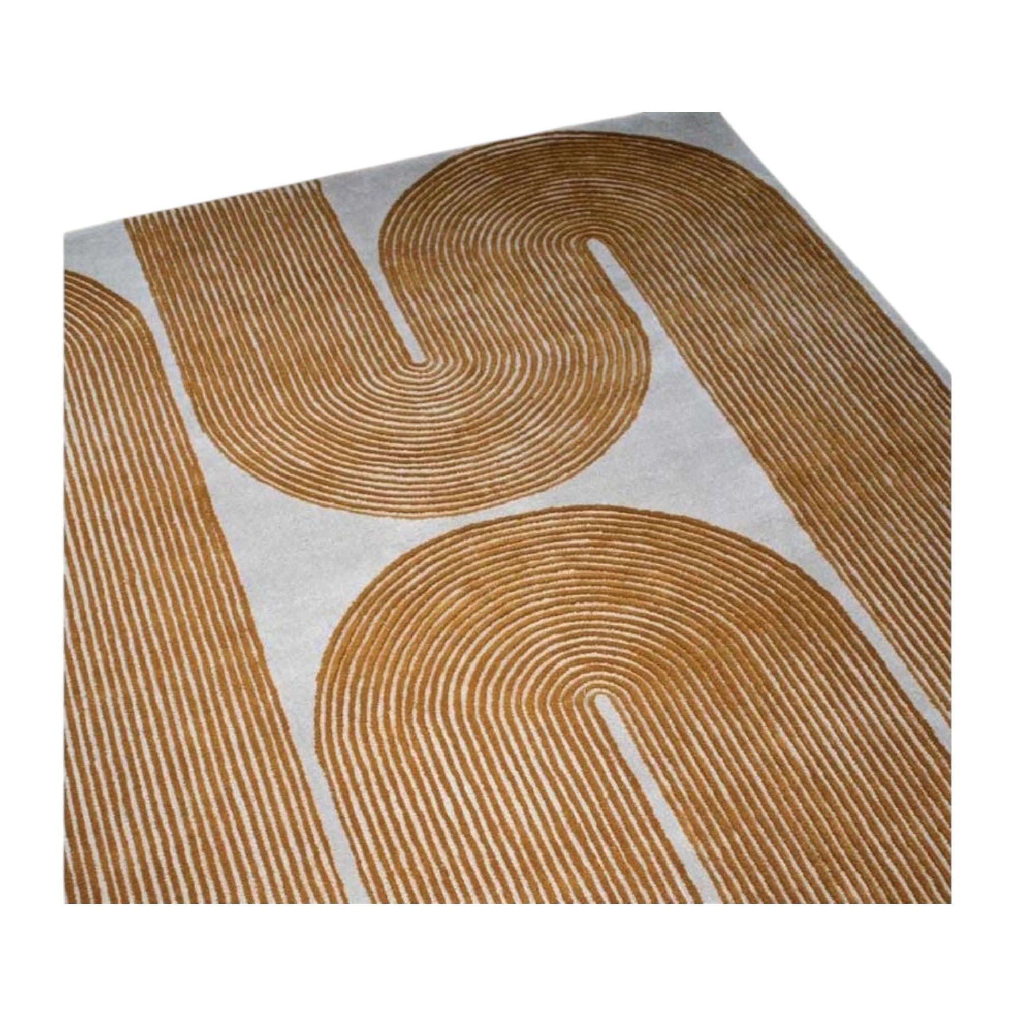 High Quality Geometric Rug | Hand Tufted Wool Cut Pile Carpet | Designer Style for Bedroom, Hall, Living Room & Modern Interiors