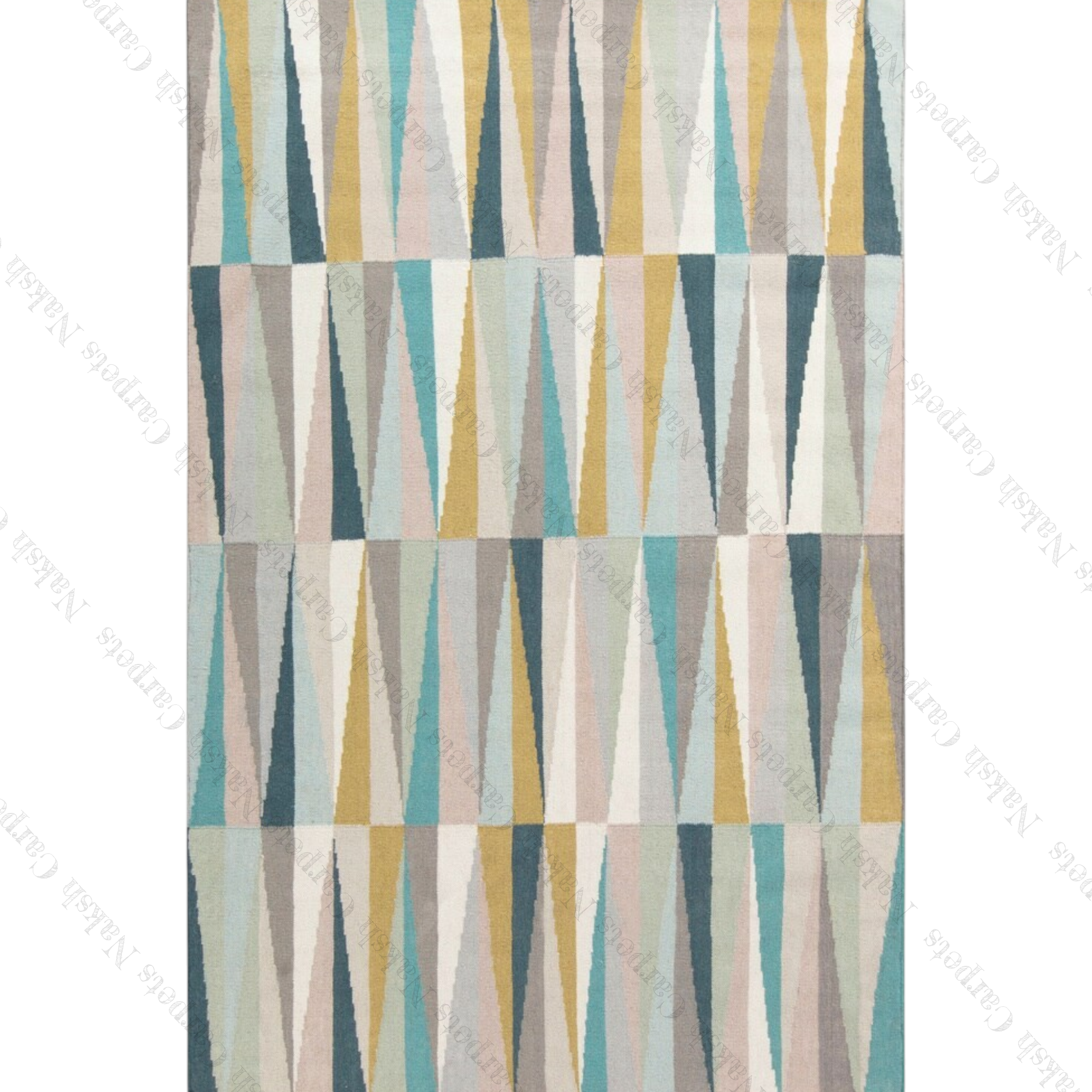 Designer Geometric Wool Rug | Hand Tufted 100% NZ Wool Carpet | Ideal for Interior Stylists & Modern Home Projects | Handmade in India