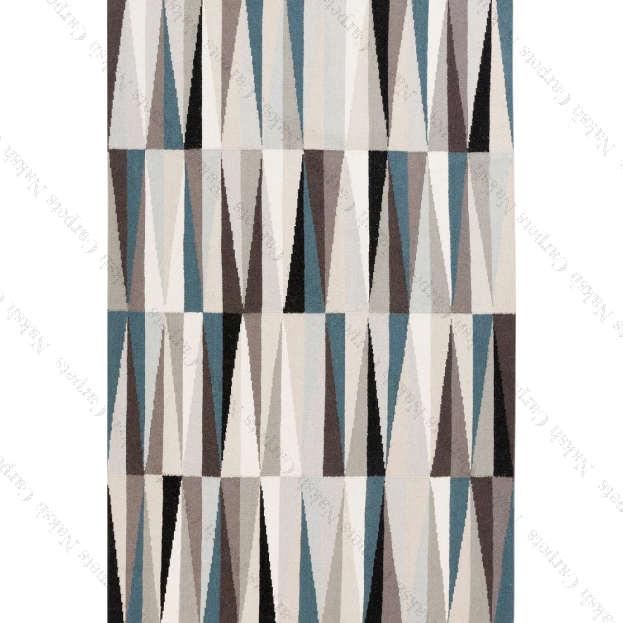 Designer Geometric Wool Rug | Hand Tufted 100% NZ Wool Carpet | Ideal for Interior Stylists & Modern Home Projects | Handmade in India