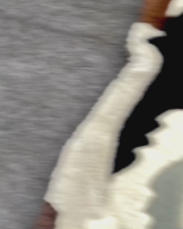 White Face Dog Customized Rug