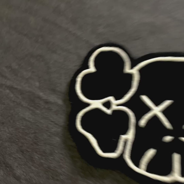 KAWS Handtufted Head Customised Rug 60cmx60cm