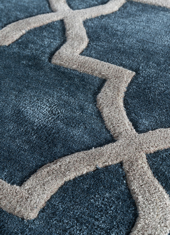 Geometric Pattern Modern High Quality Hand Tufted pile woolen Rug and Carpet For Bedroom Aesthetics, Living Room, Hall, Kitchen