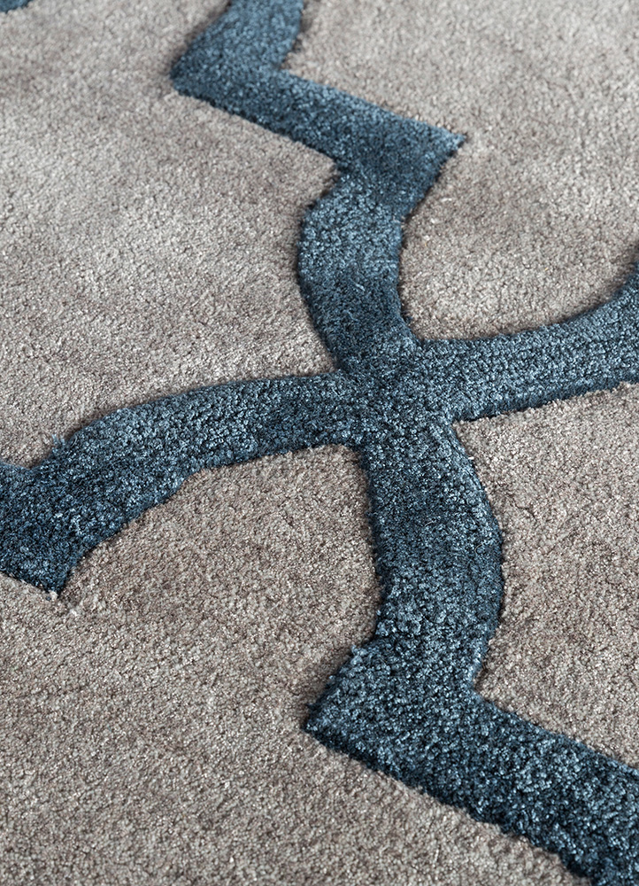 Geometric Pattern Modern High Quality Hand Tufted pile woolen Rug and Carpet For Bedroom Aesthetics, Living Room, Hall, Kitchen