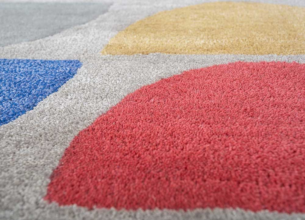 Geometric Pattern Modern High Quality Hand Tufted pile woolen Rug and Carpet For Bedroom Aesthetics, Living Room, Hall, Kitchen