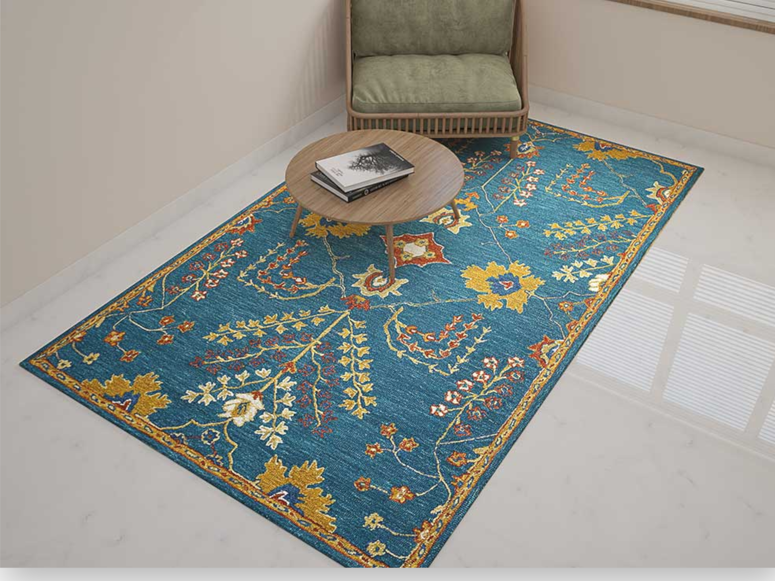 Handmade Persian Antique Designer Traditional Hand Tufted 100% Woolen Area Rugs/ Carpets For Living Room, Bedroom, Kitchen