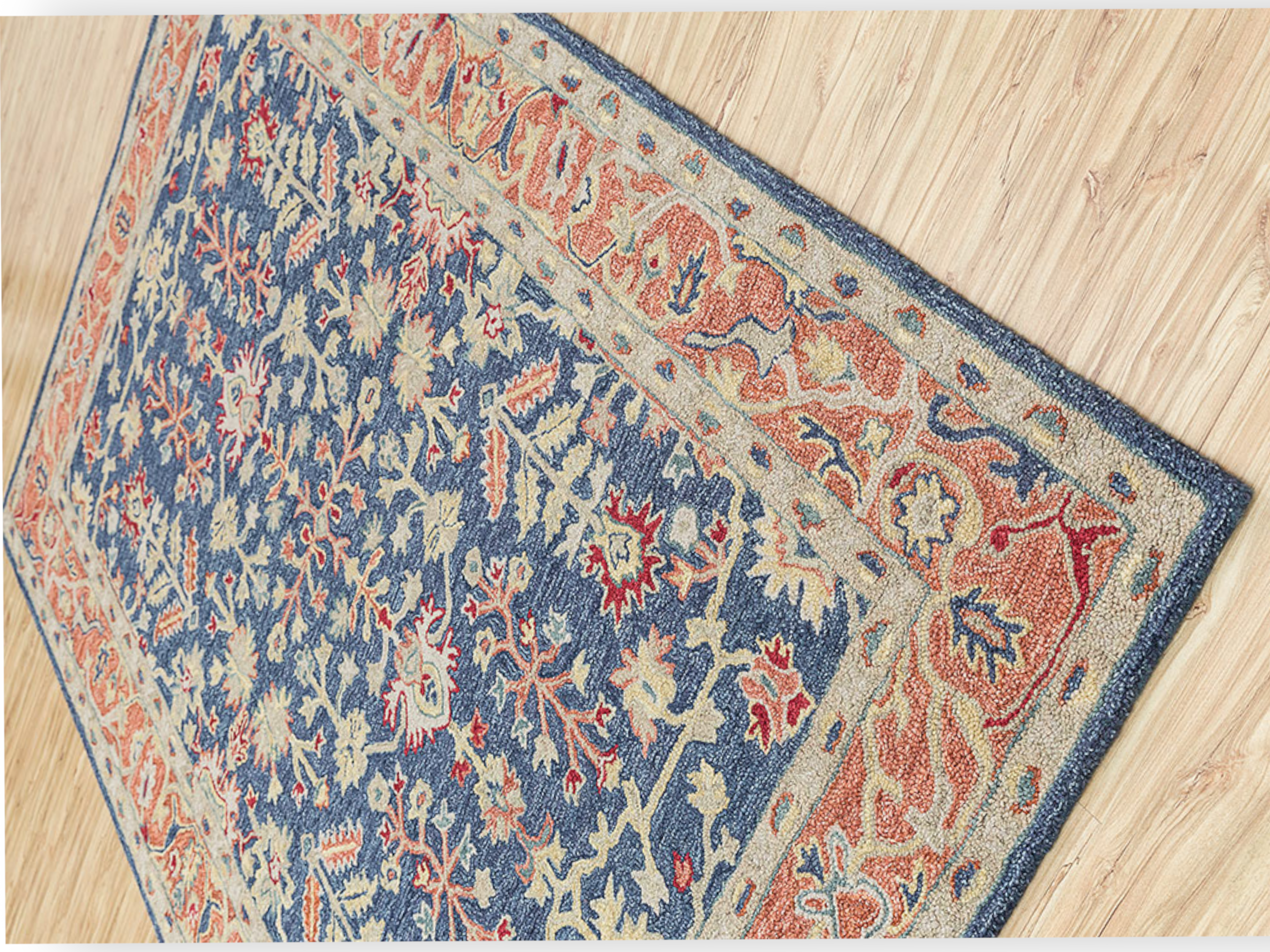 Handmade Persian Antique Designer Traditional Hand Tufted 100% Woolen Area Rugs/ Carpets For Living Room, Bedroom, Kitchen