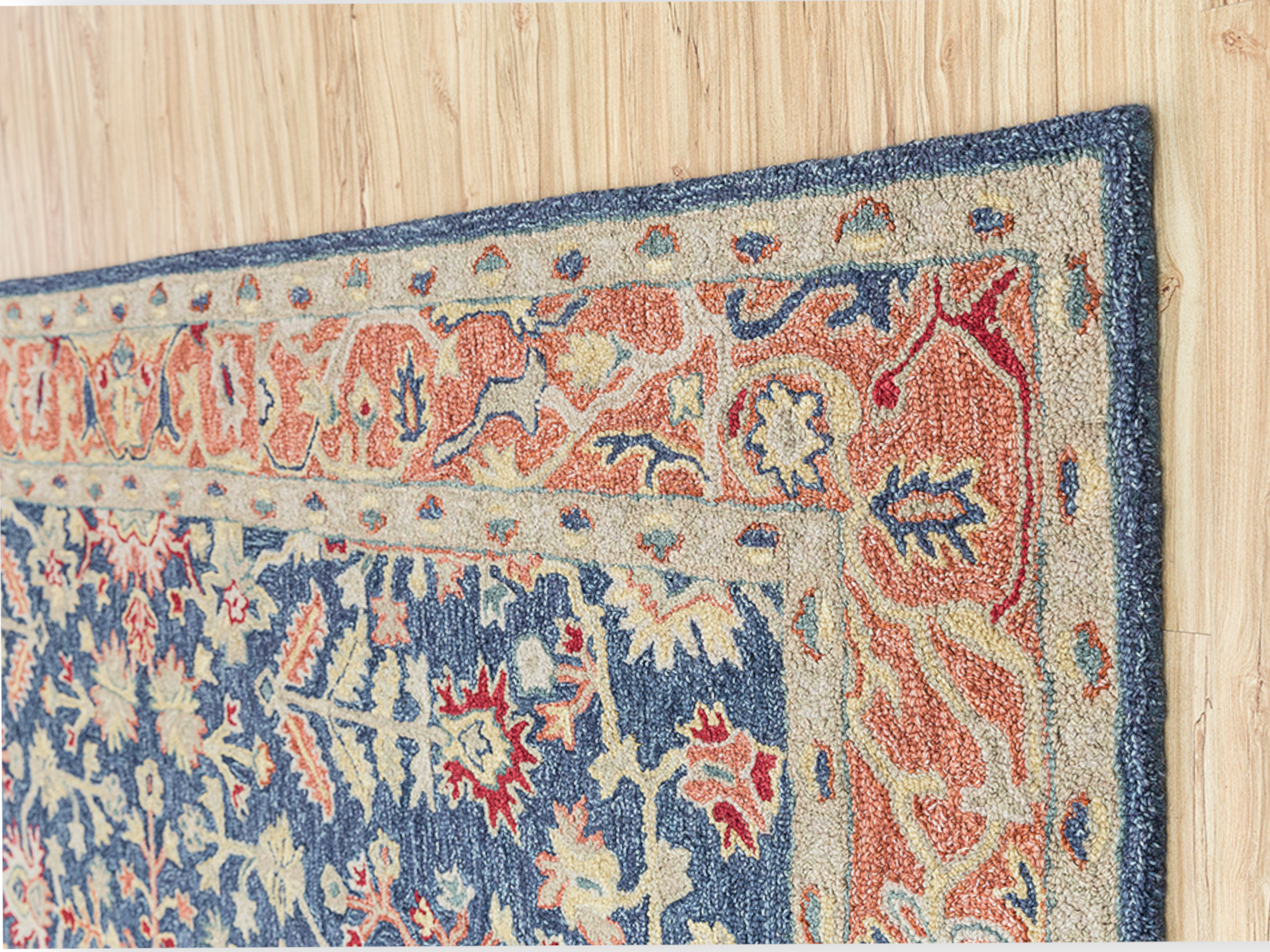 Handmade Persian Antique Designer Traditional Hand Tufted 100% Woolen Area Rugs/ Carpets For Living Room, Bedroom, Kitchen