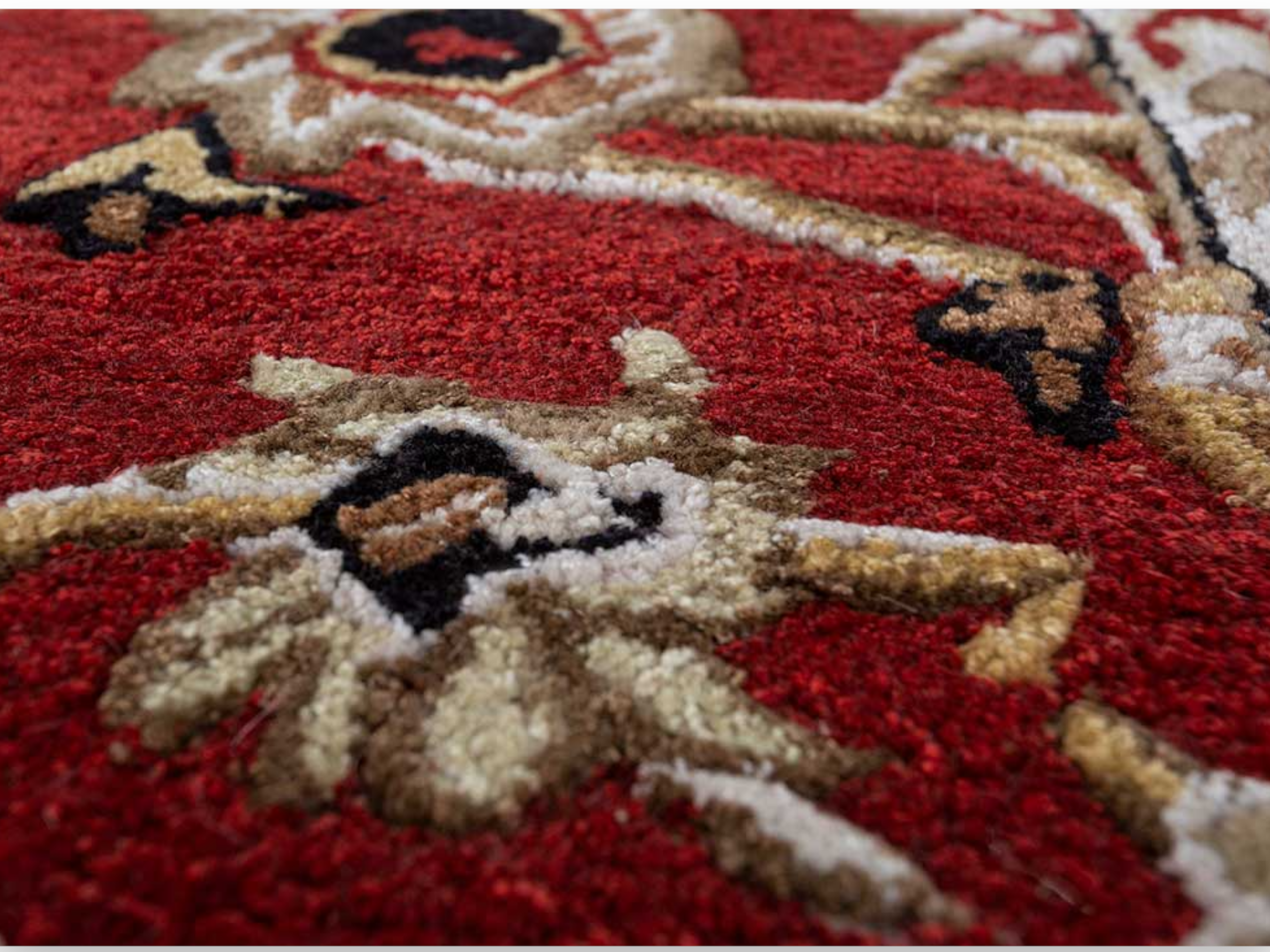 Handmade Persian Antique Designer Traditional Hand Tufted 100% Woolen Area Rugs/ Carpets For Living Room, Bedroom, Kitchen