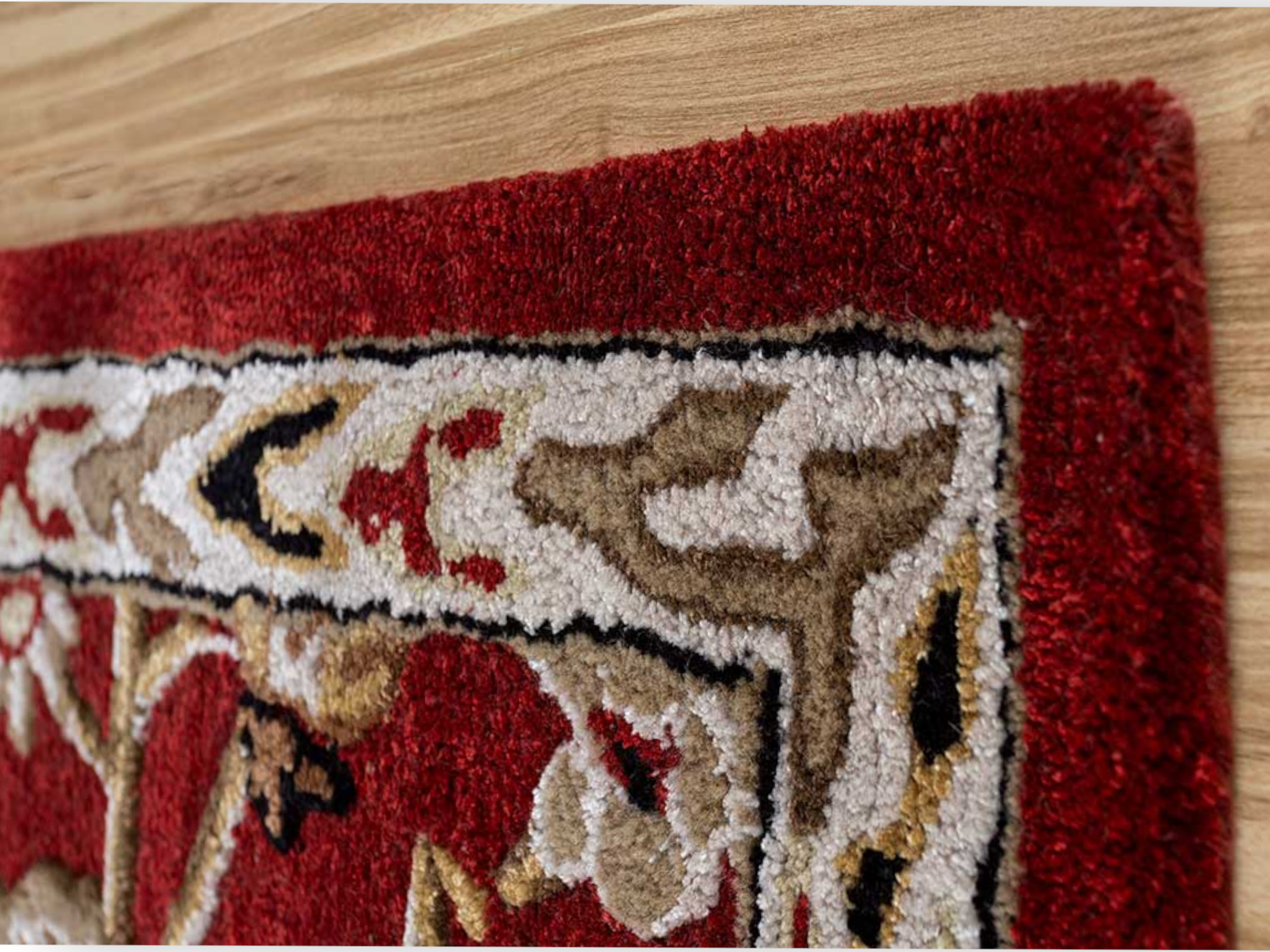 Handmade Persian Antique Designer Traditional Hand Tufted 100% Woolen Area Rugs/ Carpets For Living Room, Bedroom, Kitchen