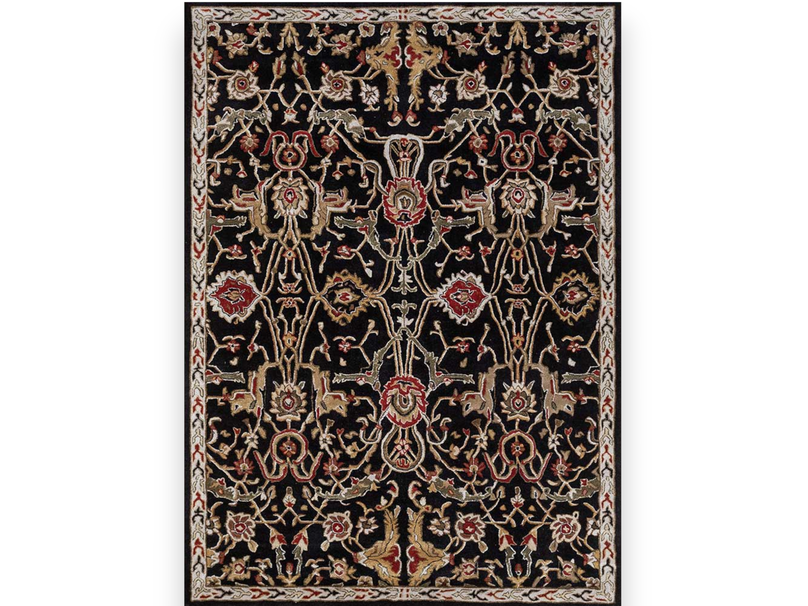 Handmade Persian Antique Designer Traditional Hand Tufted 100% Woolen Area Rugs/ Carpets For Living Room, Bedroom, Kitchen