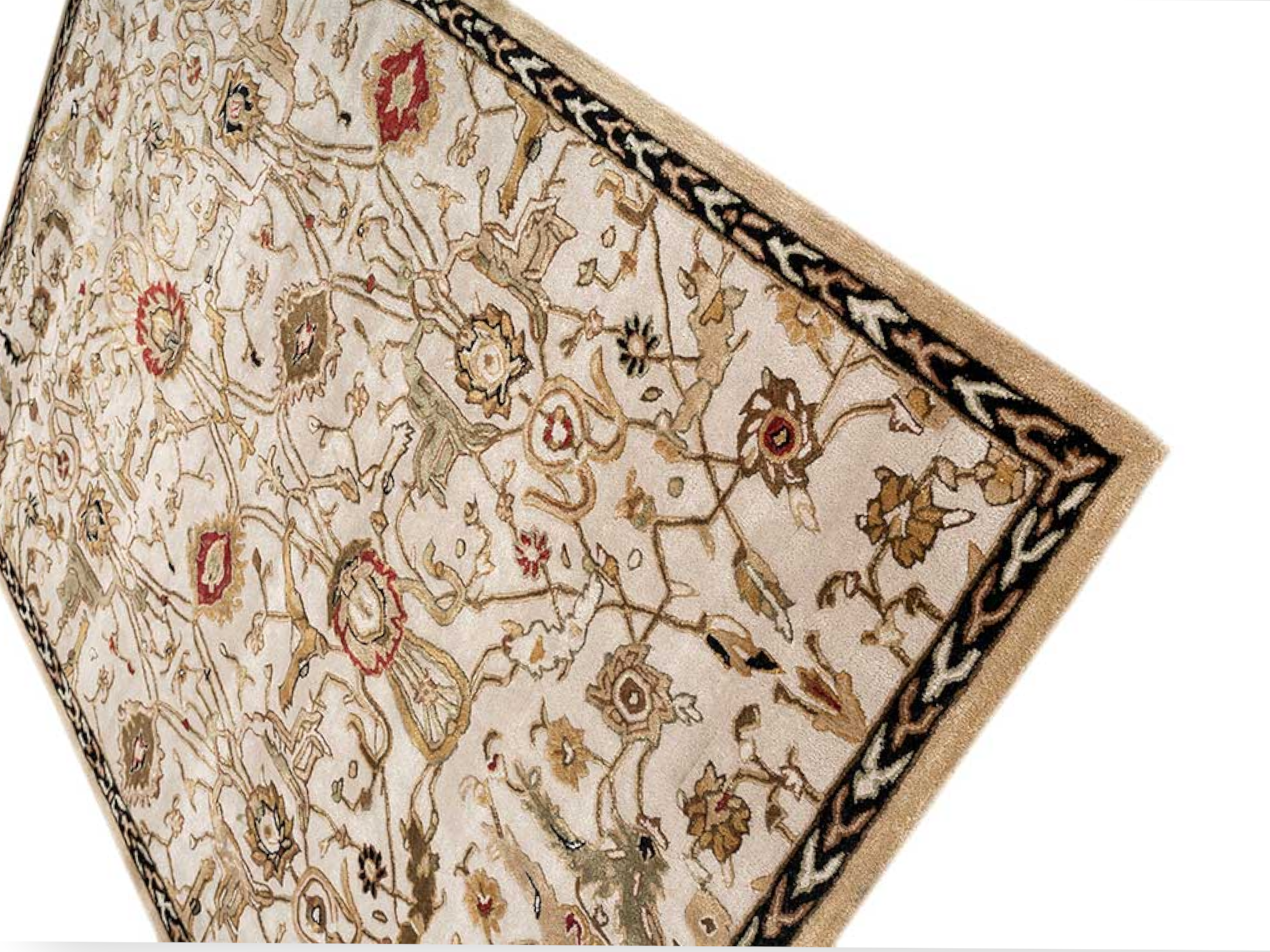 Handmade Persian Antique Designer Traditional Hand Tufted 100% Woolen Area Rugs/ Carpets For Living Room, Bedroom, Kitchen