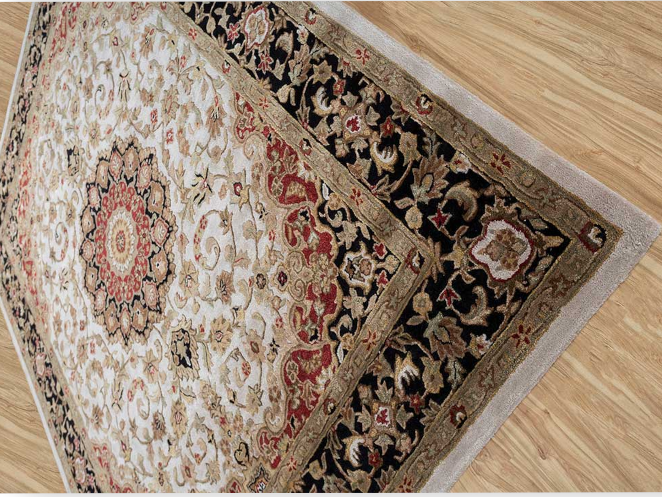 Handmade Persian Antique Designer Traditional Hand Tufted 100% Woolen Area Rugs/ Carpets For Living Room, Bedroom, Kitchen