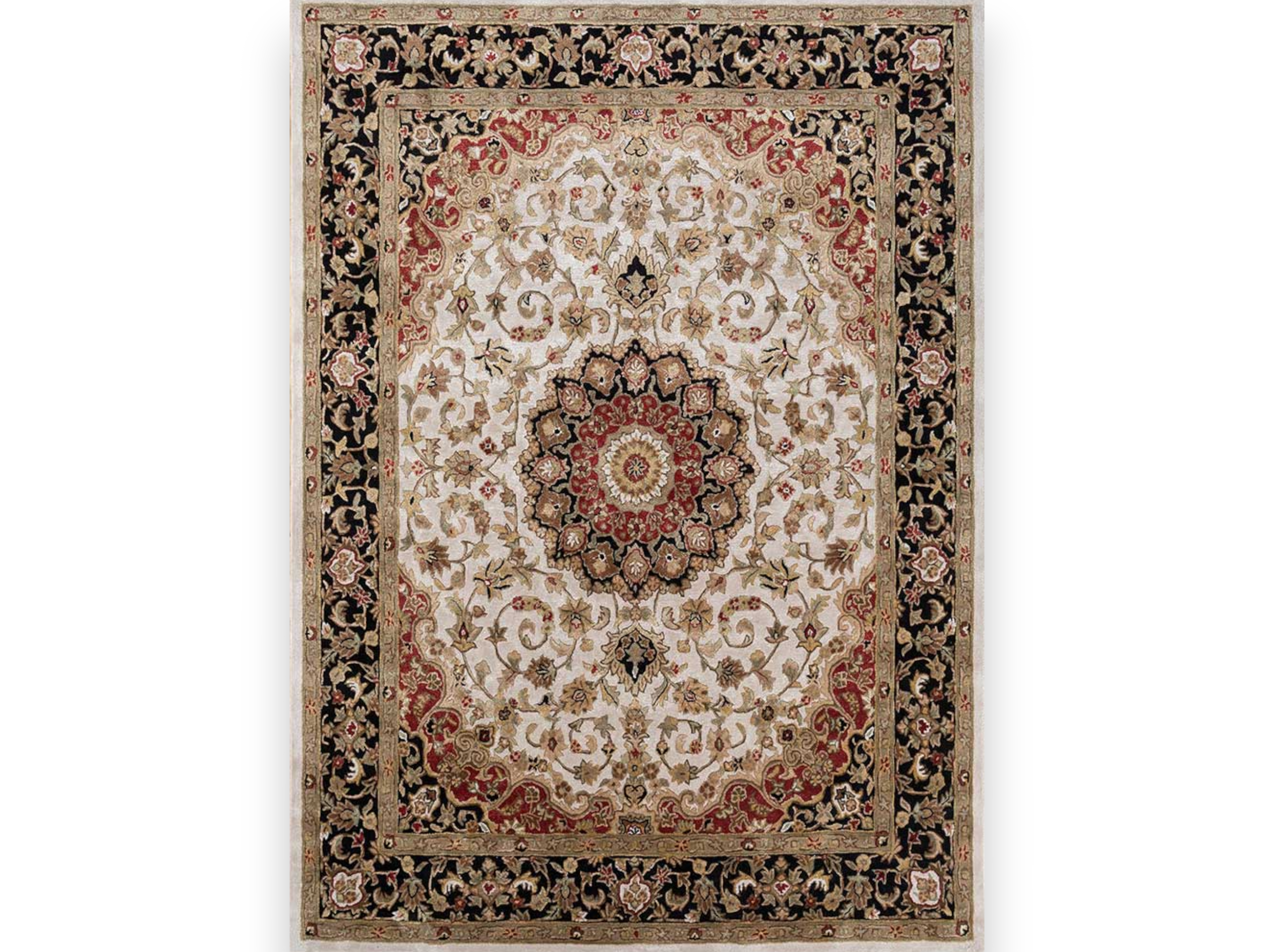 Handmade Persian Antique Designer Traditional Hand Tufted 100% Woolen Area Rugs/ Carpets For Living Room, Bedroom, Kitchen
