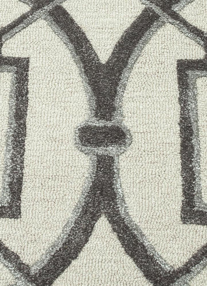 Geometric Pattern Modern High Quality Hand Tufted pile woolen Rug and Carpet For Bedroom Aesthetics, Living Room, Hall, Kitchen