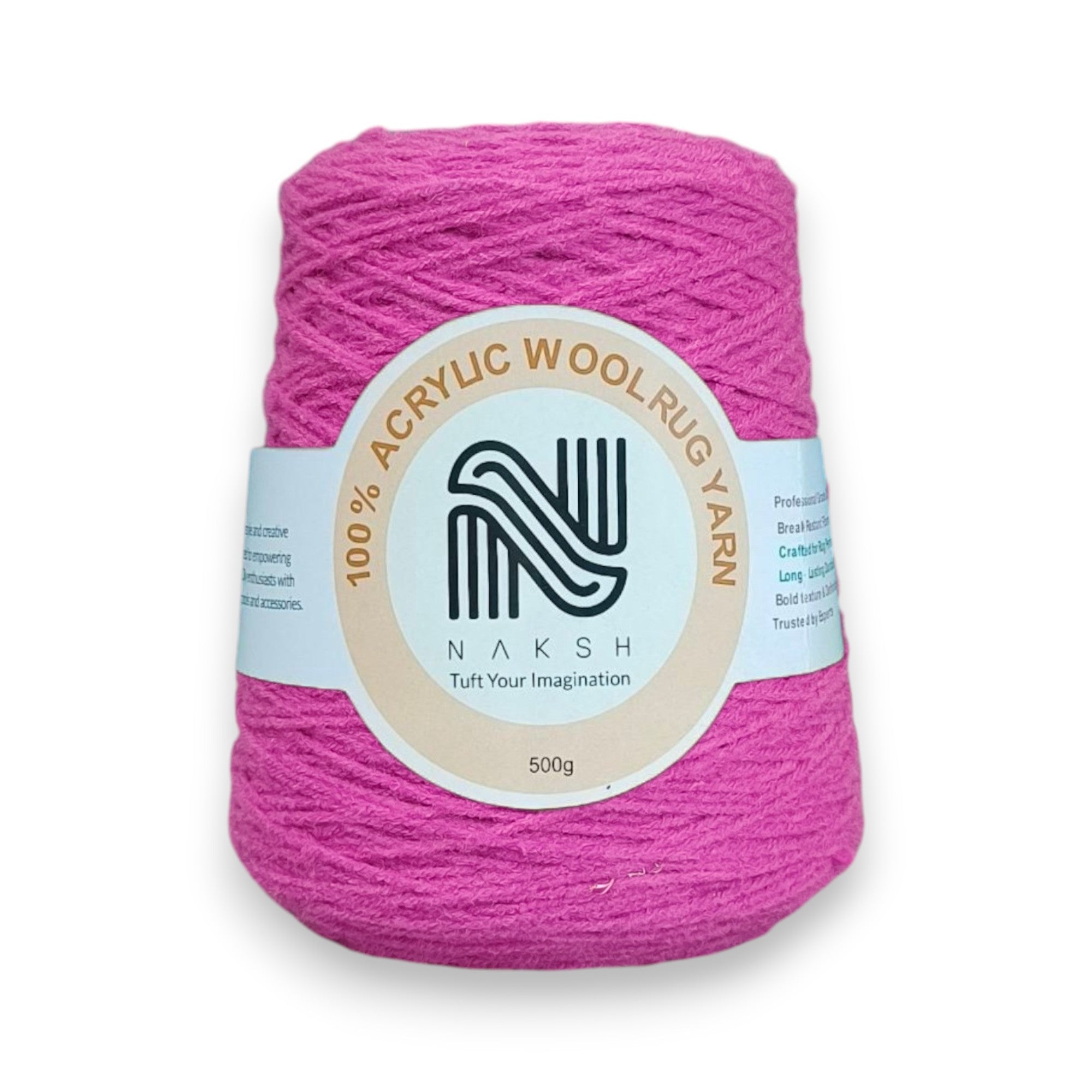 Acrylic Yarn – 4 Ply Soft & Durable Tufting Yarn and Knitting for Rugs, Crafts & DIY Projects