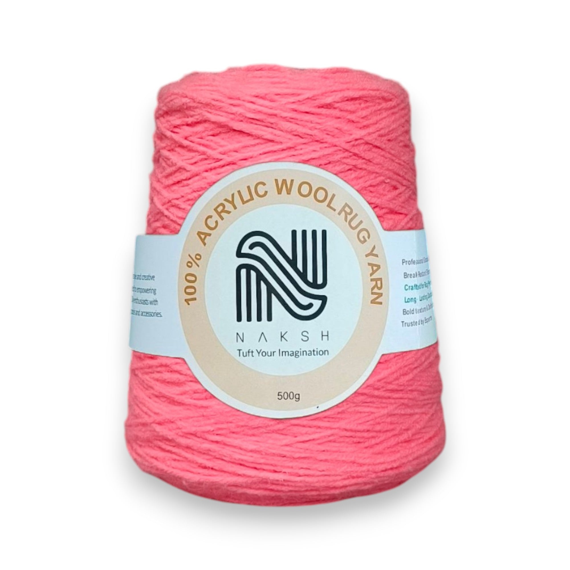 Acrylic Yarn – 4 Ply Soft & Durable Tufting Yarn and Knitting for Rugs, Crafts & DIY Projects