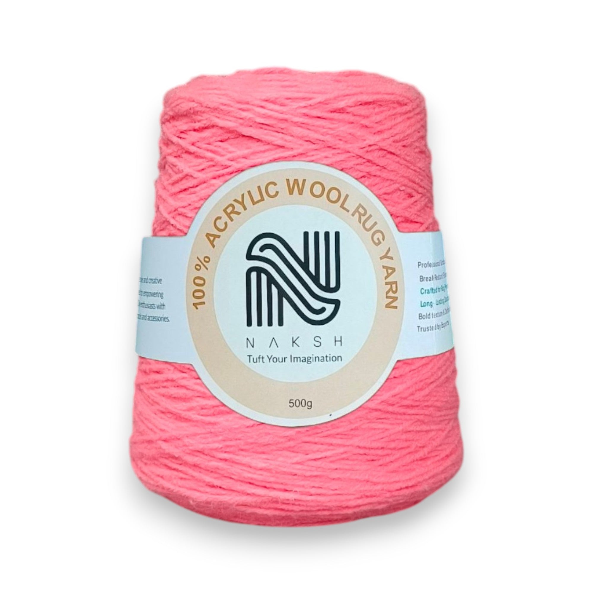 Acrylic Yarn – 4 Ply Soft & Durable Tufting Yarn and Knitting for Rugs, Crafts & DIY Projects