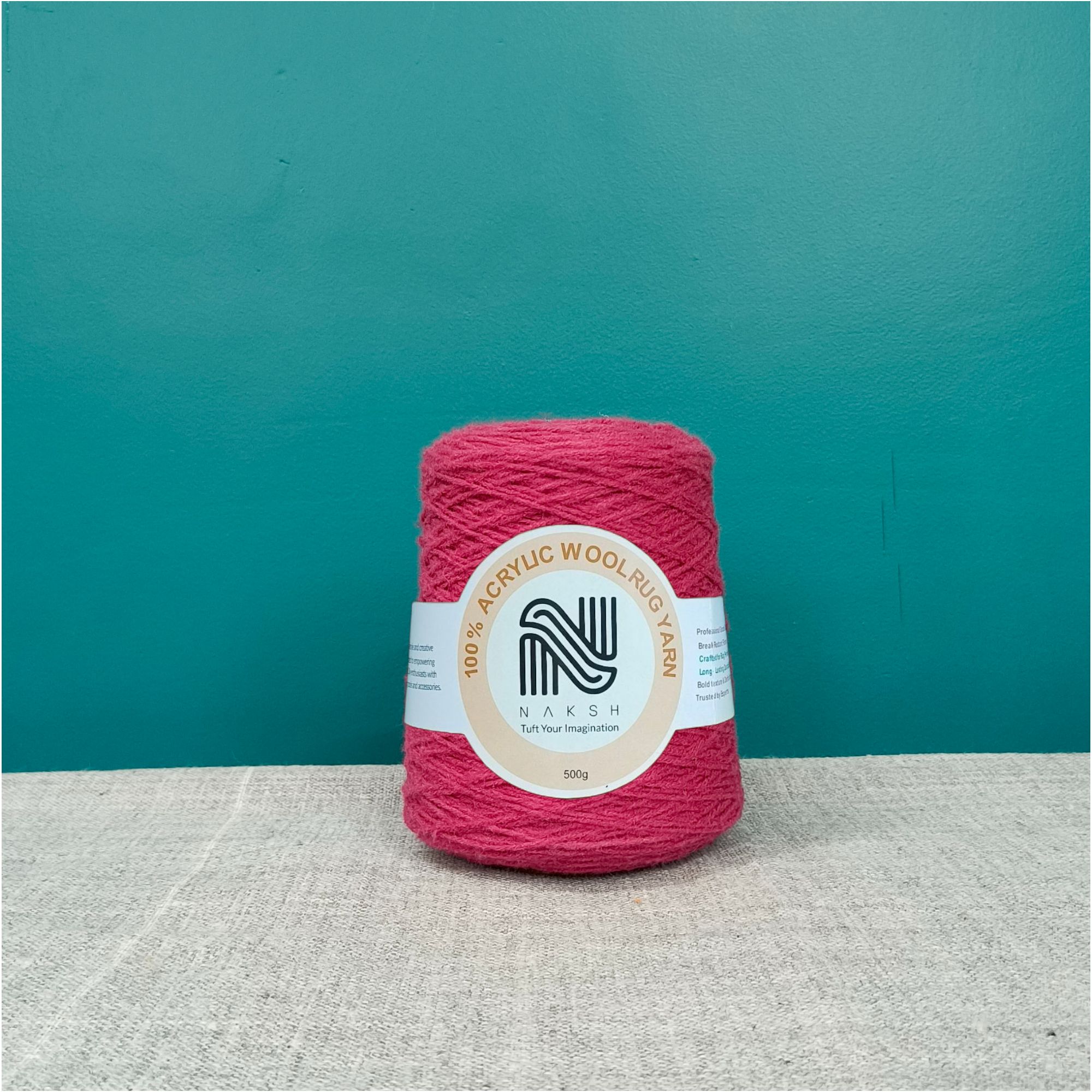 Acrylic Yarn – 4 Ply Soft & Durable Tufting Yarn and Knitting for Rugs, Crafts & DIY Projects