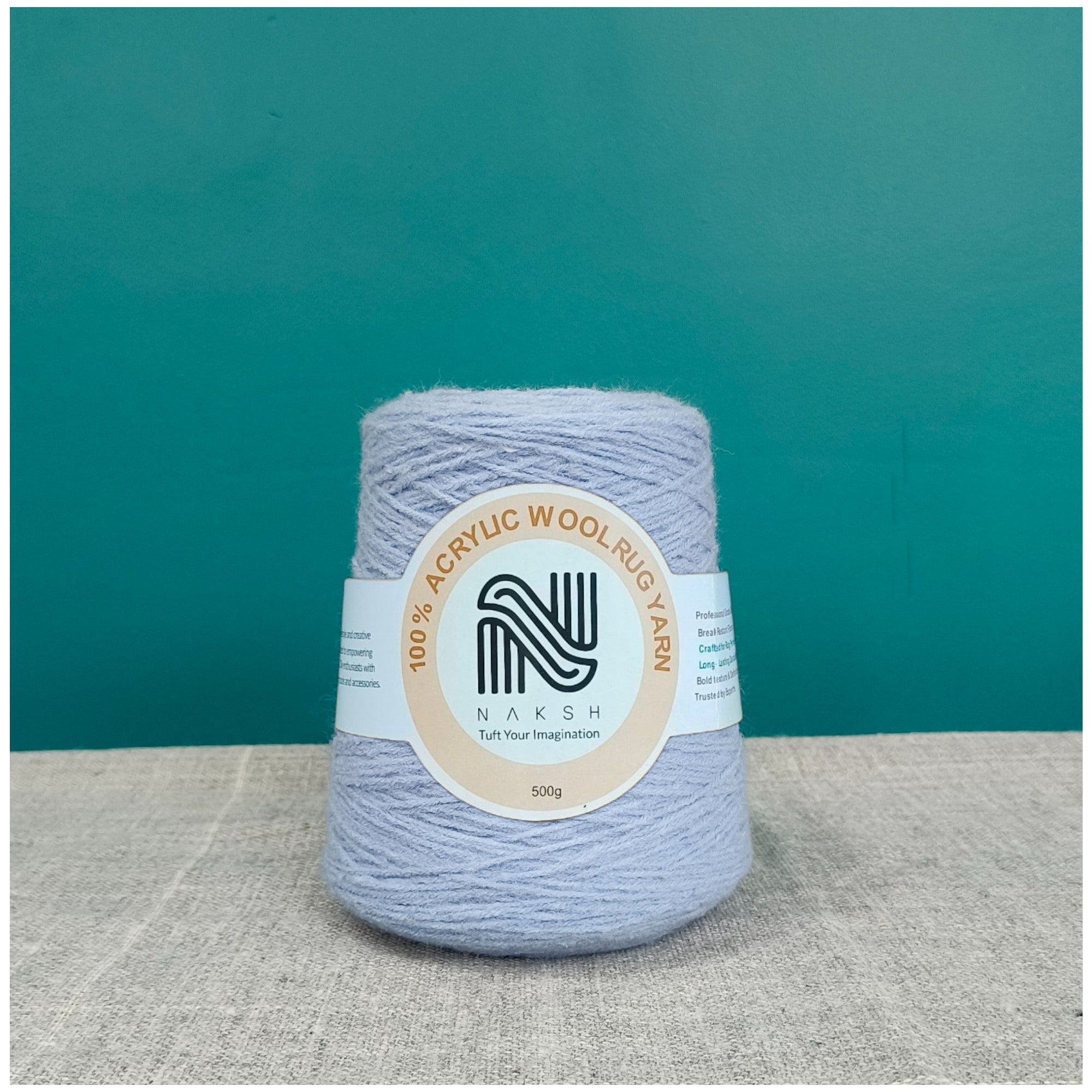 Acrylic Yarn – 4 Ply Soft & Durable Knitting and Tufting Yarn for Rugs, Crafts & DIY Projects