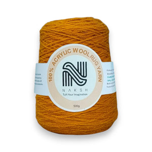 Acrylic Yarn – 4 Ply Soft & Durable Knitting and Tufting Yarn for Rugs, Crafts & DIY Projects