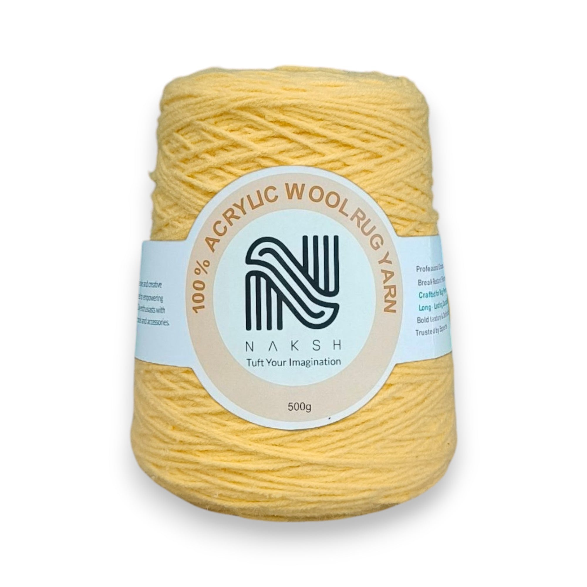 Acrylic Yarn – 4 Ply Soft & Durable Knitting and Tufting Yarn for Rugs, Crafts & DIY Projects