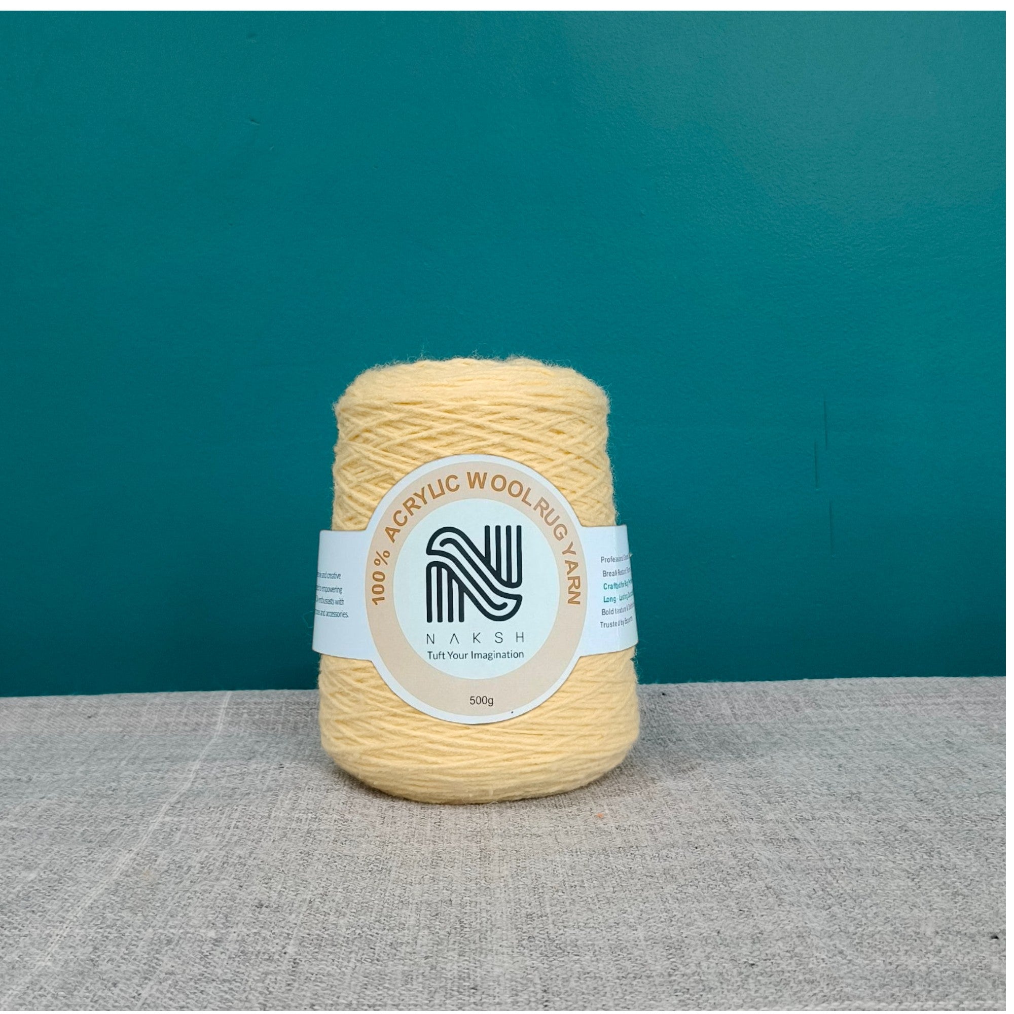 Acrylic Yarn – 4 Ply Soft & Durable Knitting and Tufting Yarn for Rugs, Crafts & DIY Projects