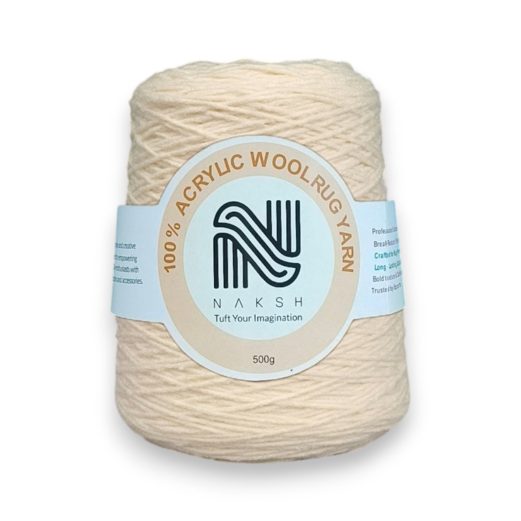 Acrylic Yarn – 4 Ply Soft & Durable Knitting and Tufting Yarn for Rugs, Crafts & DIY Projects