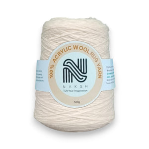 Acrylic Yarn – 4 Ply Soft & Durable Knitting and Tufting Yarn for Rugs, Crafts & DIY Projects
