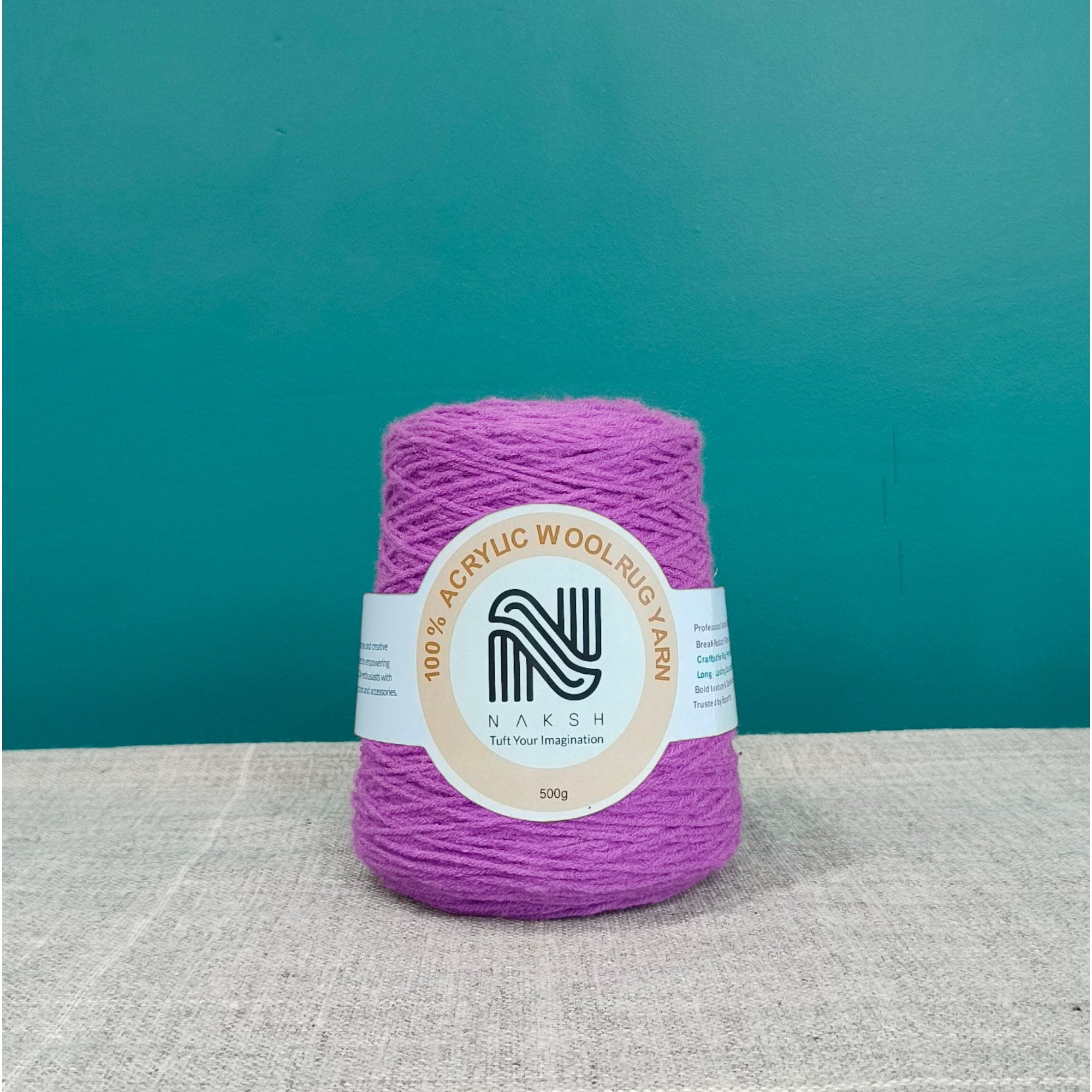 Acrylic Yarn – 4 Ply Soft & Durable Knitting and Tufting Yarn for Rugs, Crafts & DIY Projects