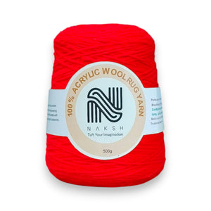 Acrylic Yarn – 4 Ply Soft & Durable Knitting and Tufting Yarn for Rugs, Crafts & DIY Projects