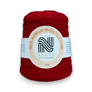 Acrylic Yarn – 4 Ply Soft & Durable Knitting and Tufting Yarn for Rugs, Crafts & DIY Projects